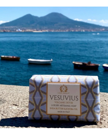 Maniac Officiel : Savon Savon noir Vesuvius exfoliant corps Casa Amalfi