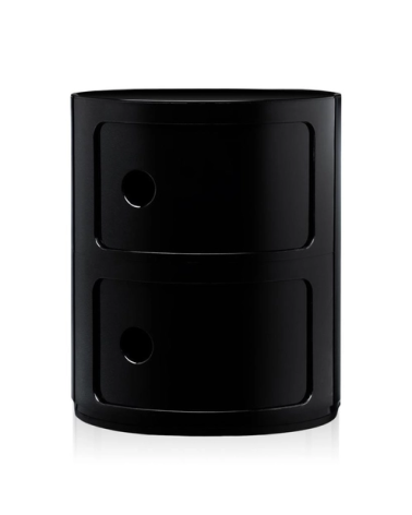 Maniac Officiel : Meuble Componibili Classic 2 Tiroirs Noir Kartell