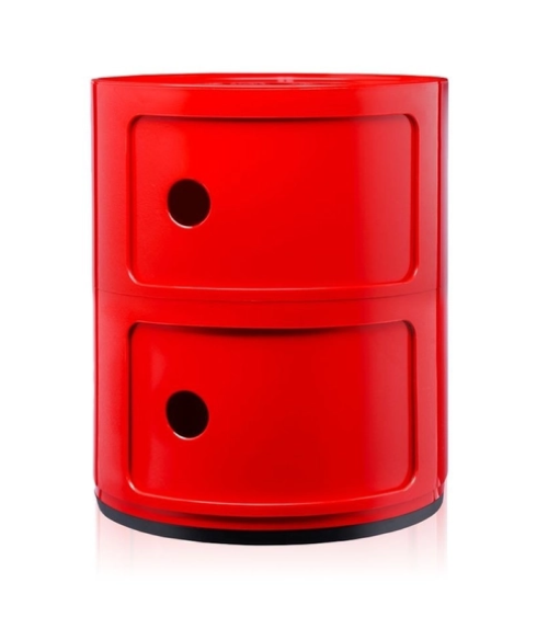 Maniac Officiel : Meuble Componibili Classic 2 Tiroirs Rouge Kartell