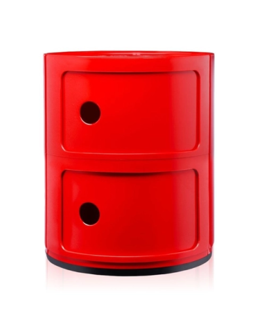 Maniac Officiel : Meuble Componibili Classic 2 Tiroirs Rouge Kartell