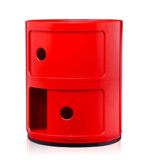 Maniac Officiel : Meuble Componibili Classic 2 Tiroirs Rouge Kartell