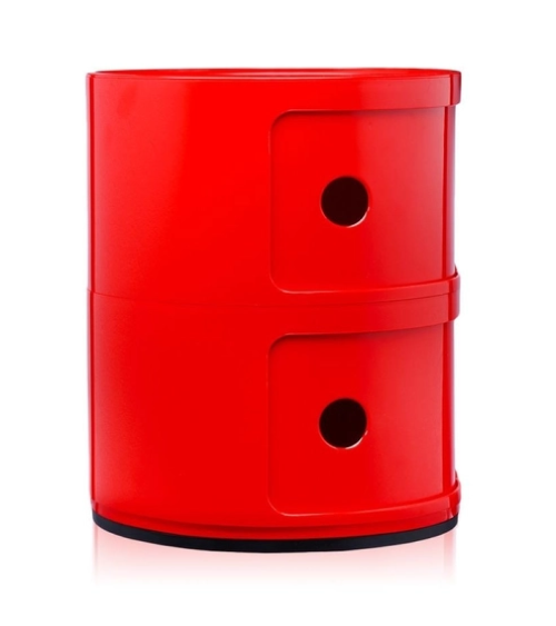 Maniac Officiel : Meuble Componibili Classic 2 Tiroirs Rouge Kartell