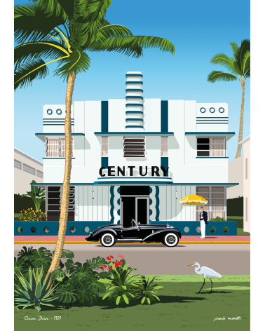 Affiche Ocean Drive