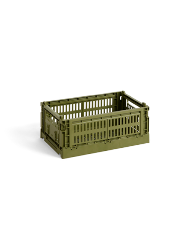 Maniac Officiel : Cagette Cagette Colour Crate S Olive HAY