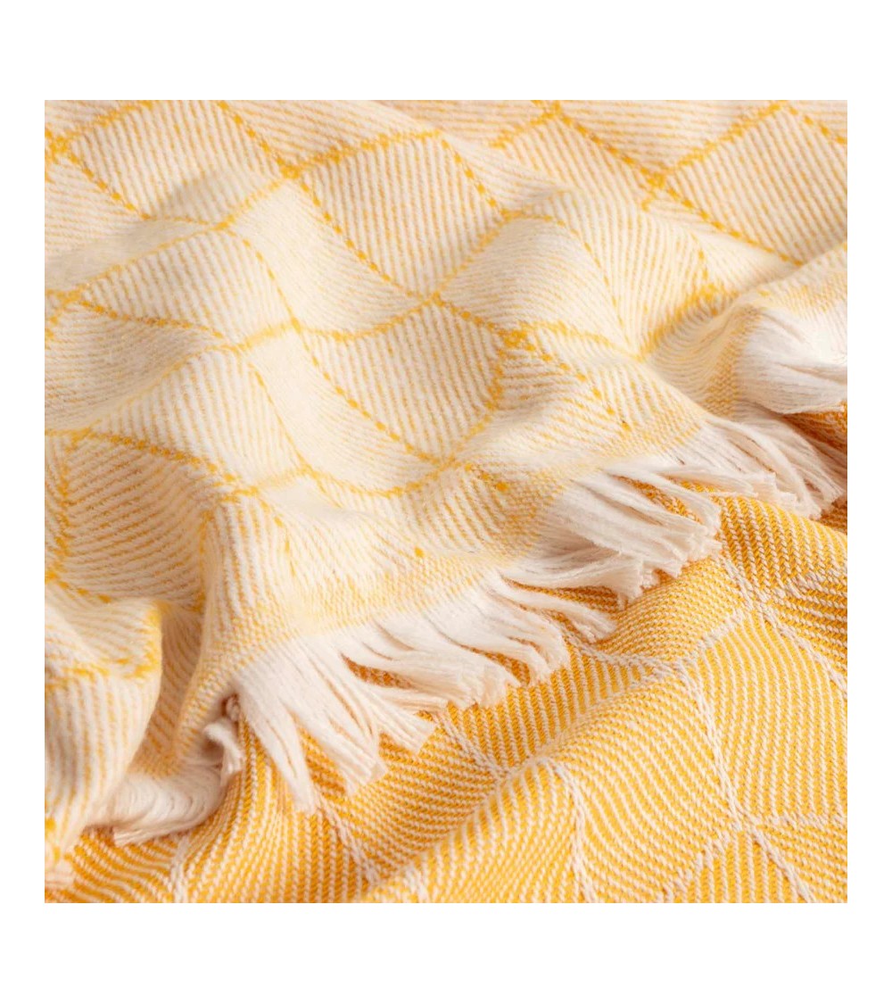 Maniac Officiel : Plaid Plaid Esmeralda Jaune 180x230cm Llar Textil