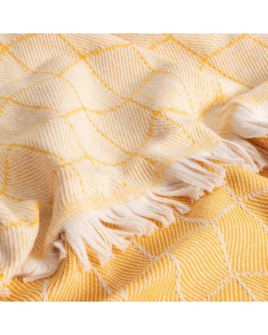 Maniac Officiel : Plaid Plaid Esmeralda Jaune 180x230cm Llar Textil