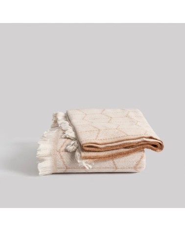 Maniac Officiel : Plaid Plaid Esmeralda Beige 180x230cm Llar Textil