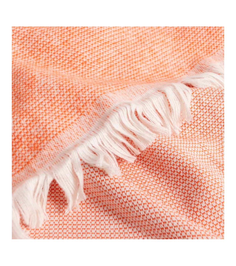 Maniac Officiel : Plaid Plaid Alba Corail 180x230cm Llar Textil