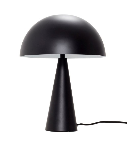 Maniac Officiel : Lampe à poser Lampe Mush Mini Noir Hübsch