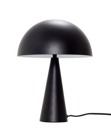 Maniac Officiel : Lampe à poser Lampe Mush Mini Noir Hübsch