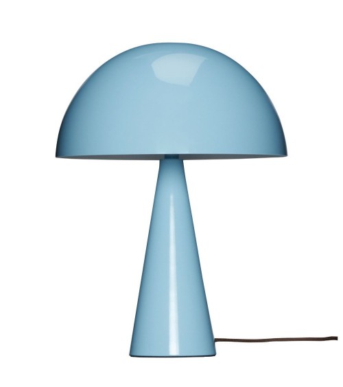 Maniac Officiel : Lampe à poser Lampe Mush Mini Bleu Clair Hübsch