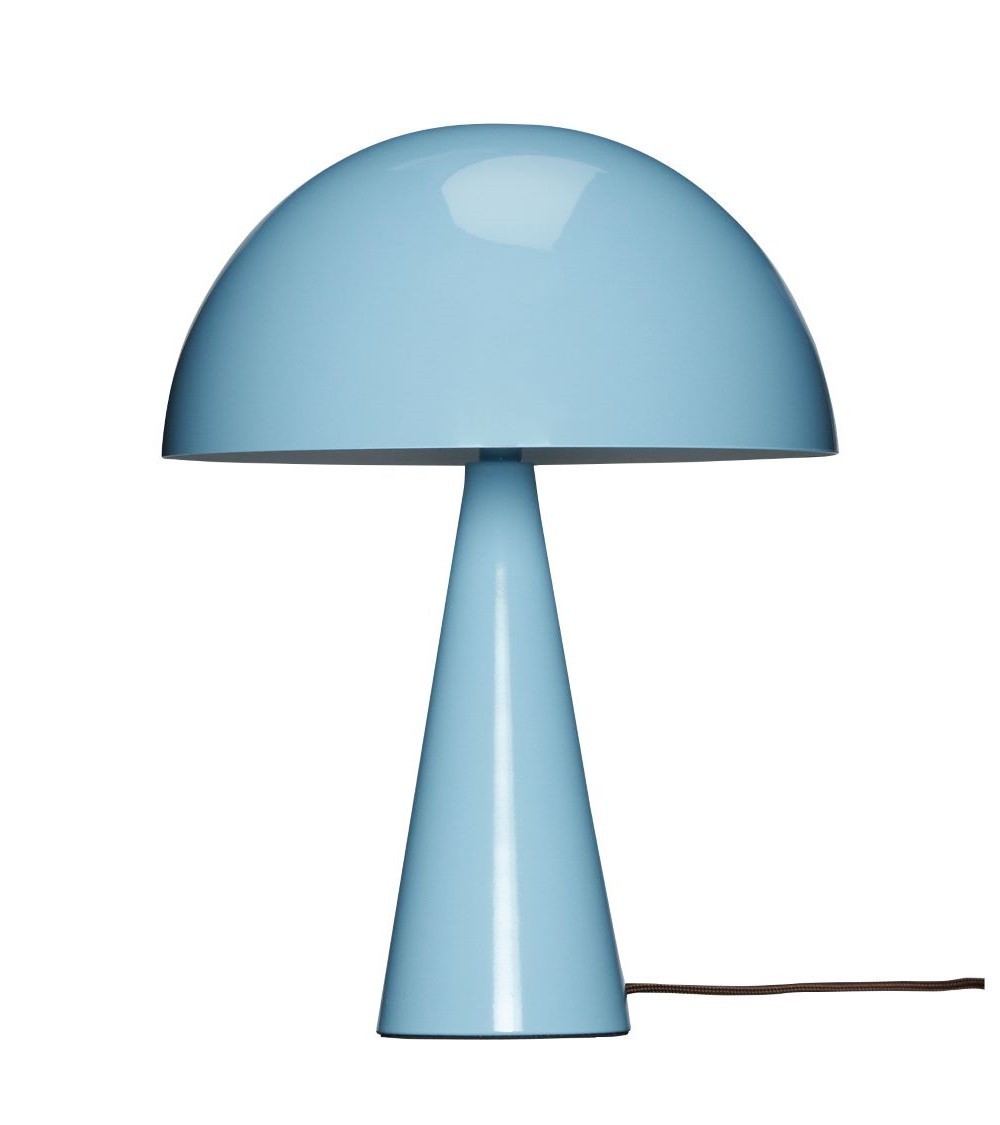 Maniac Officiel : Lampe à poser Lampe Mush Mini Bleu Clair Hübsch