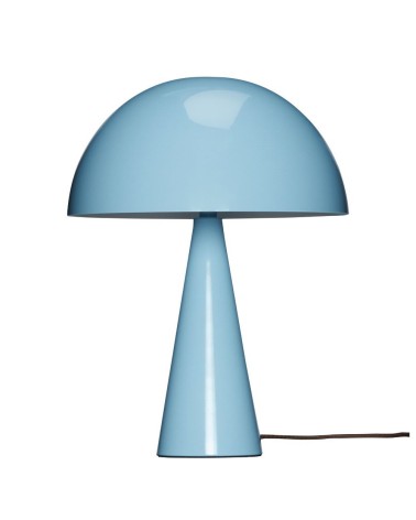 Maniac Officiel : Lampe à poser Lampe Mush Mini Bleu Clair Hübsch