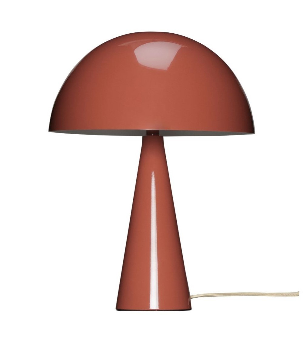 Maniac Officiel : Lampe à poser Lampe Mush Mini Rouge Hübsch