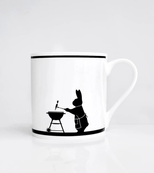 Maniac Officiel : Mug Mug Lapin Lounging / BBQ Ham