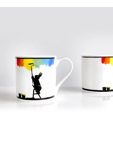 Maniac Officiel : Mug Mug Lapin Rainbow Ham