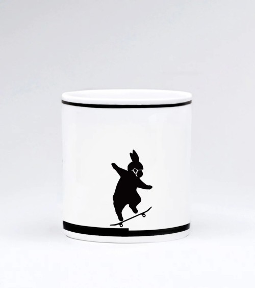 Maniac Officiel : Mug Mug Lapin Skateboarding Ham