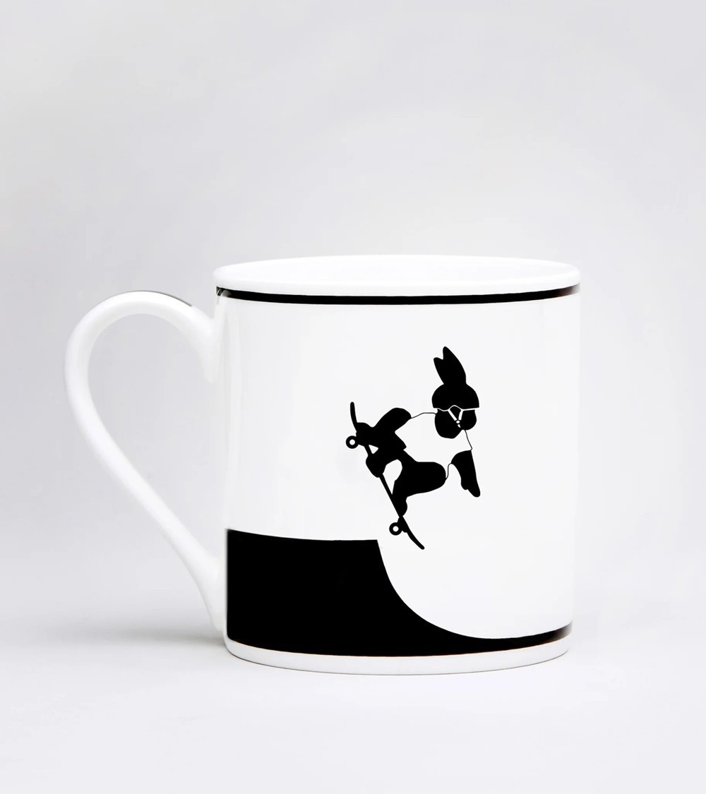 Maniac Officiel : Mug Mug Lapin Skateboarding Ham