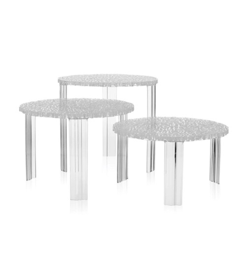 Maniac Officiel : Table Table T-Table Small Cristal Kartell