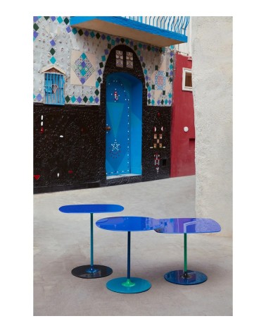 Maniac Officiel : Table Table Thierry Large Bleu Kartell