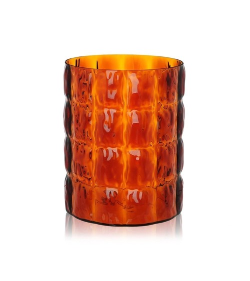 Maniac Officiel : Vase Vase Matelasse' Ambre Kartell