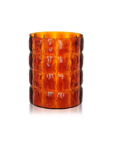 Maniac Officiel : Vase Vase Matelasse' Ambre Kartell