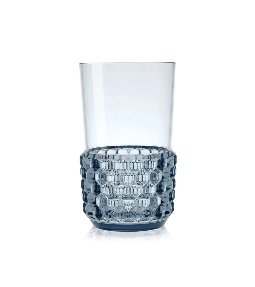 Maniac Officiel : Verre Verre de bar Jellies Family Bleu Ciel (4 verres) Kartell