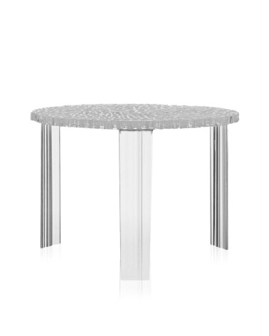 Maniac Officiel : Table Table T-Table Medium Cristal Kartell